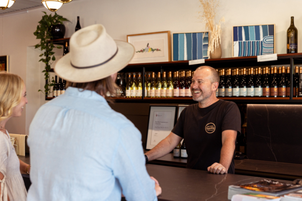 Olivers Taranga Cellar Door guests greeted in CD