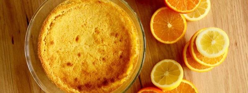 Recipe Trio of citrus pudding